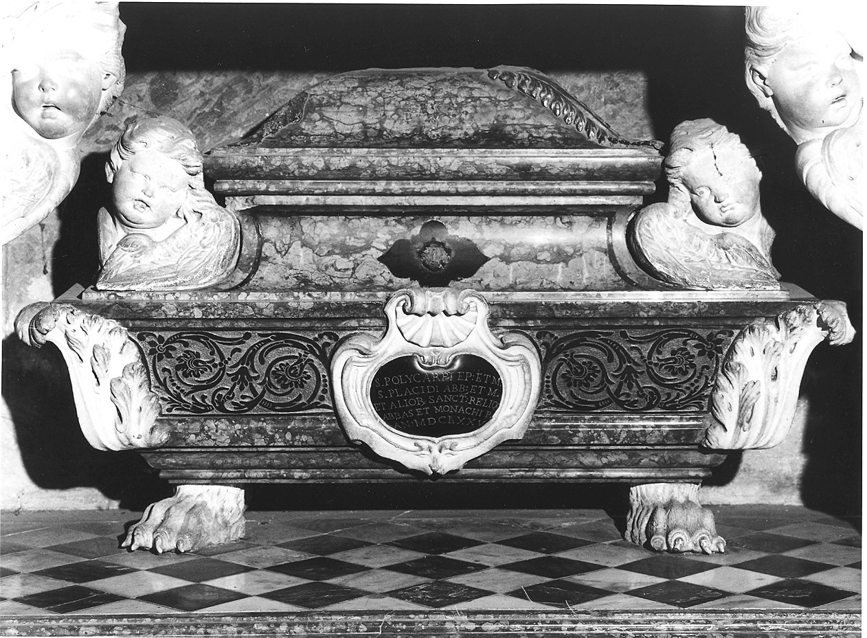 reliquiario a teca - a urna di Oliva Alberto (sec. XVII)