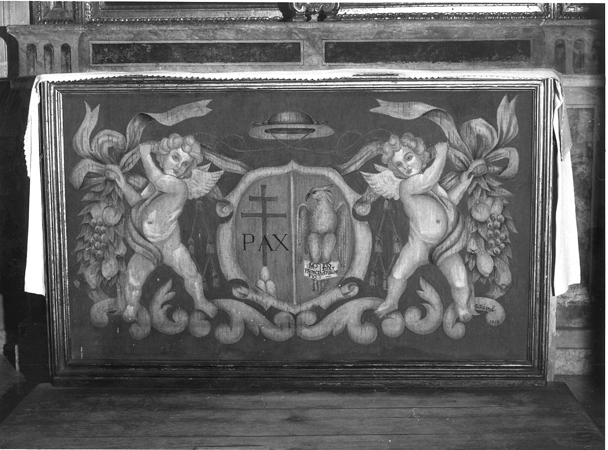 paliotto - a pannello piano di Revol G (sec. XX)