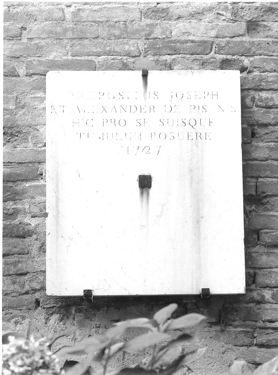 lapide - ambito parmense (sec. XVIII)