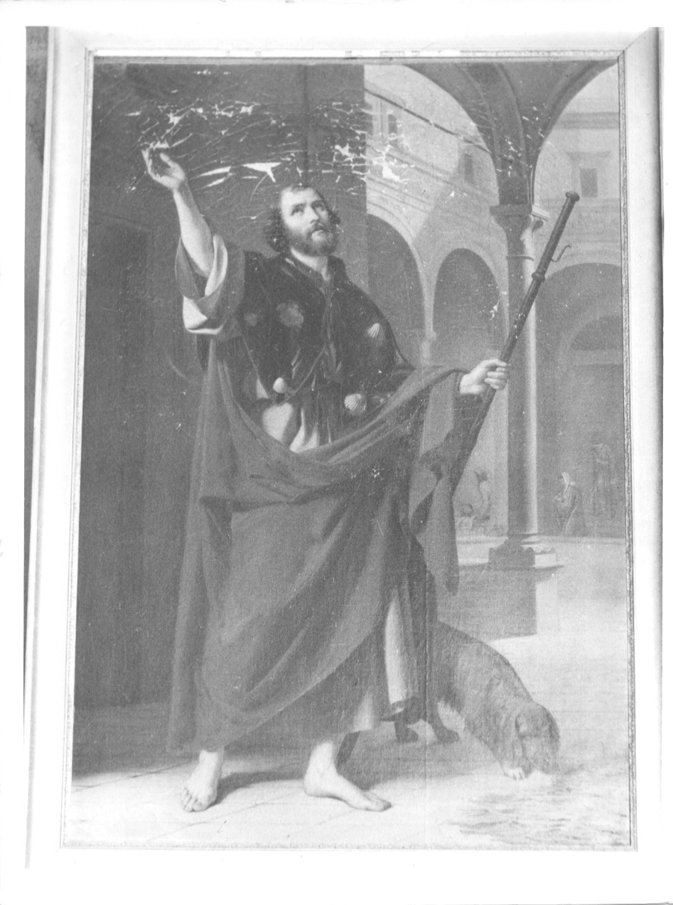 San Rocco (dipinto) di Pescatori Francesco (sec. XIX)