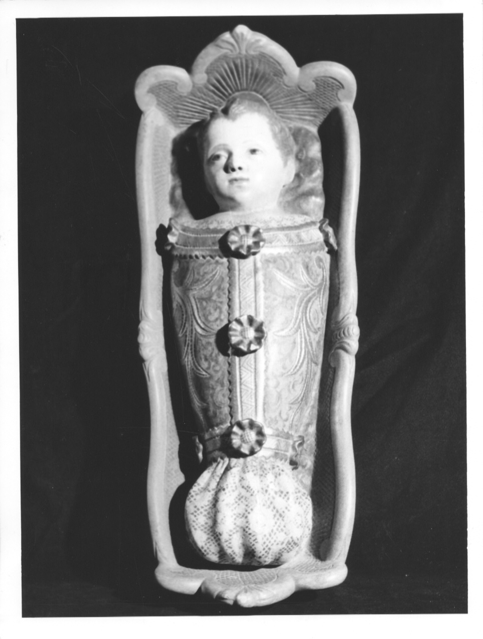 Gesù Bambino (statuetta devozionale) - ambito parmense (sec. XIX)