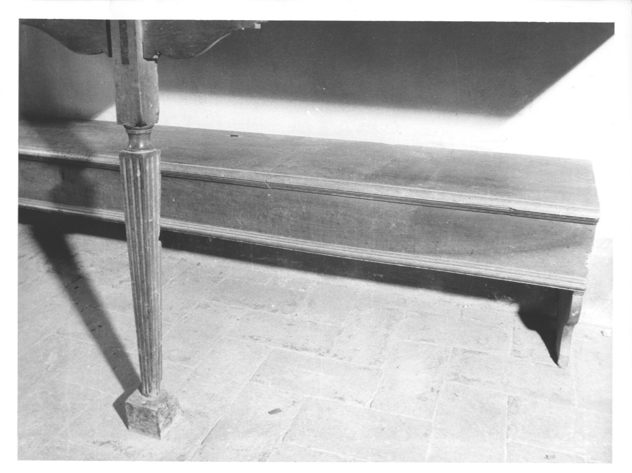 cassapanca, serie di Gonizzi Giuseppe (bottega) (sec. XVIII)