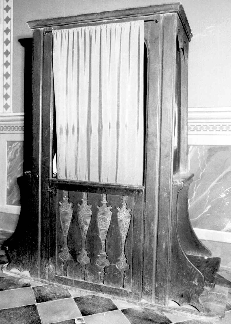 confessionale - ambito parmense (fine/inizio secc. XIX/ XX)