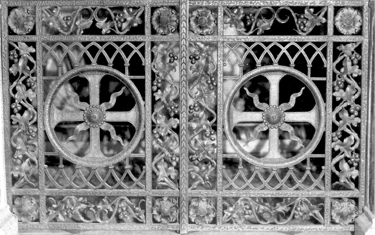 cancellata di balaustrata - ambito parmense (sec. XX)