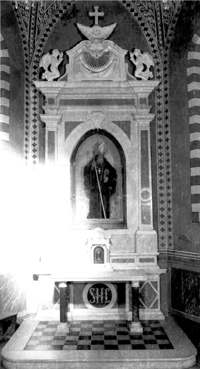 altare - ambito parmense (ultimo quarto sec. XIX)