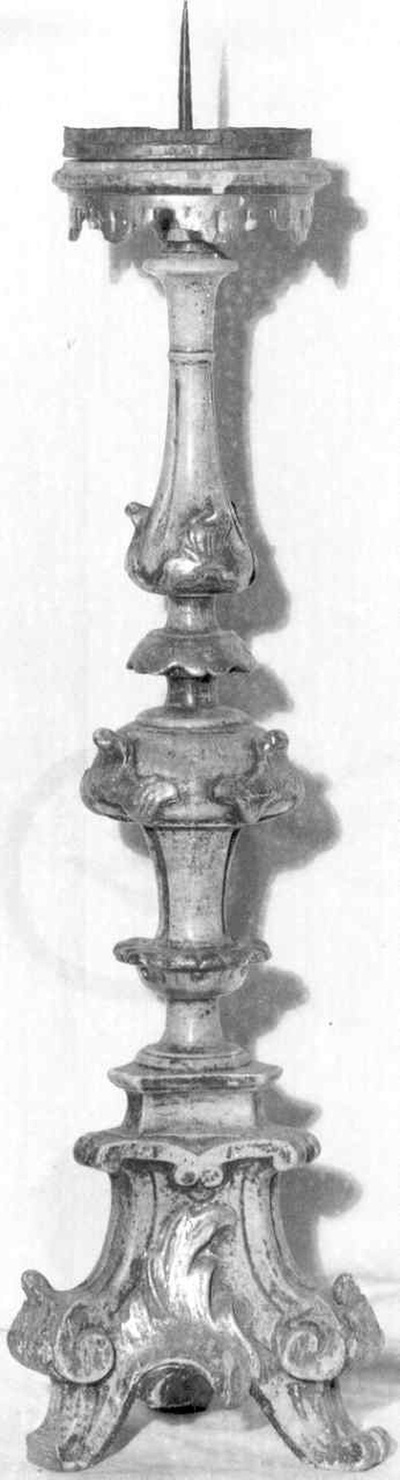 candeliere, serie - ambito piacentino (ultimo quarto sec. XVIII)