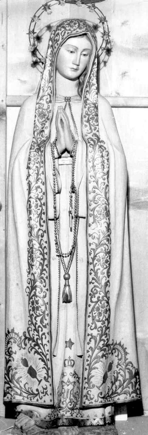 Madonna di Fatima (statua) - produzione gardenese (prima metà sec. XX)