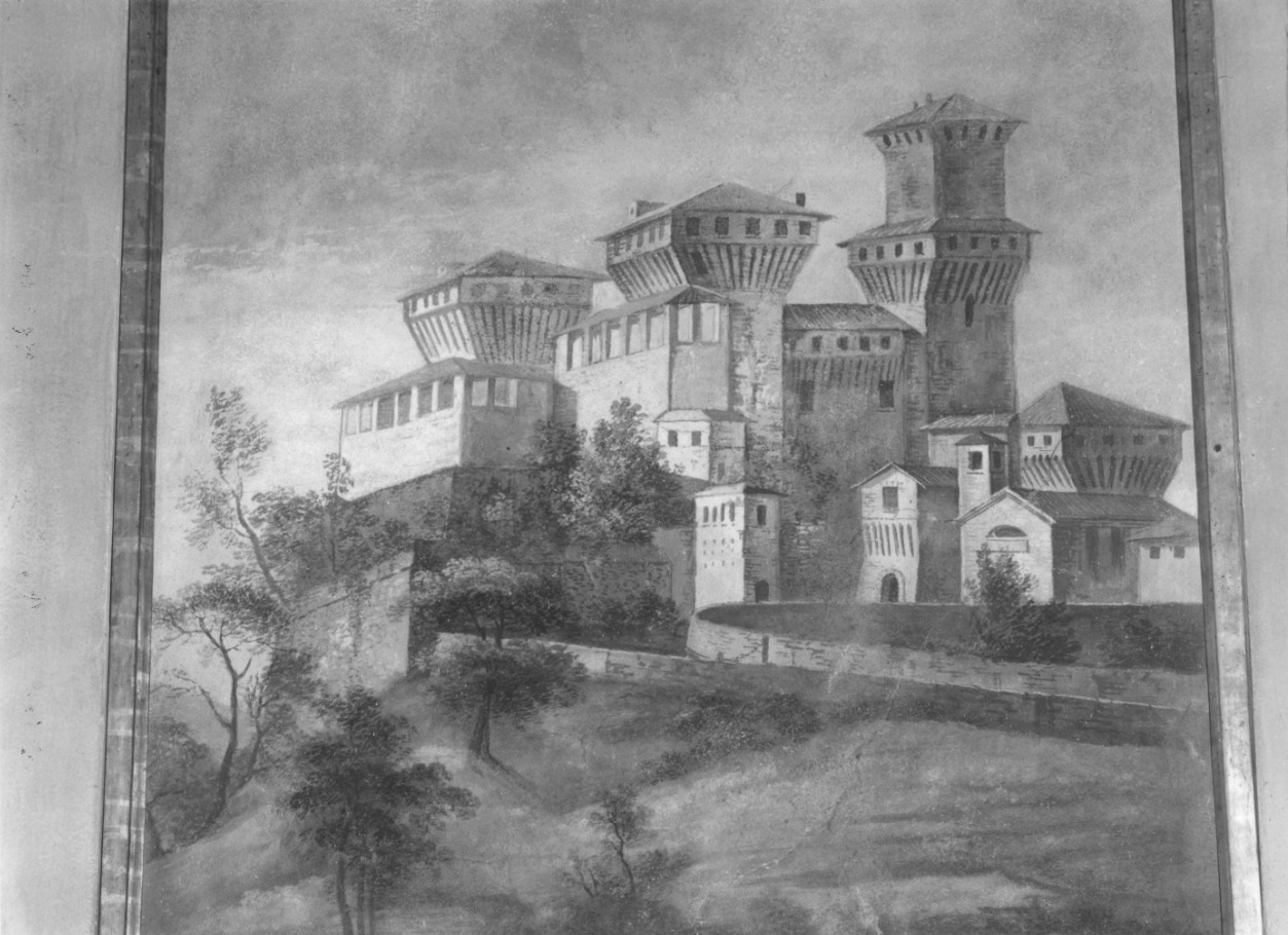 castello (dipinto, serie) - ambito parmense (primo quarto sec. XIX)