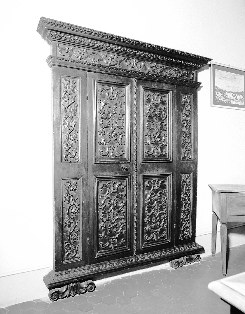 armadio - a muro di Banzola Antonio Maria (bottega) (fine sec. XVII)