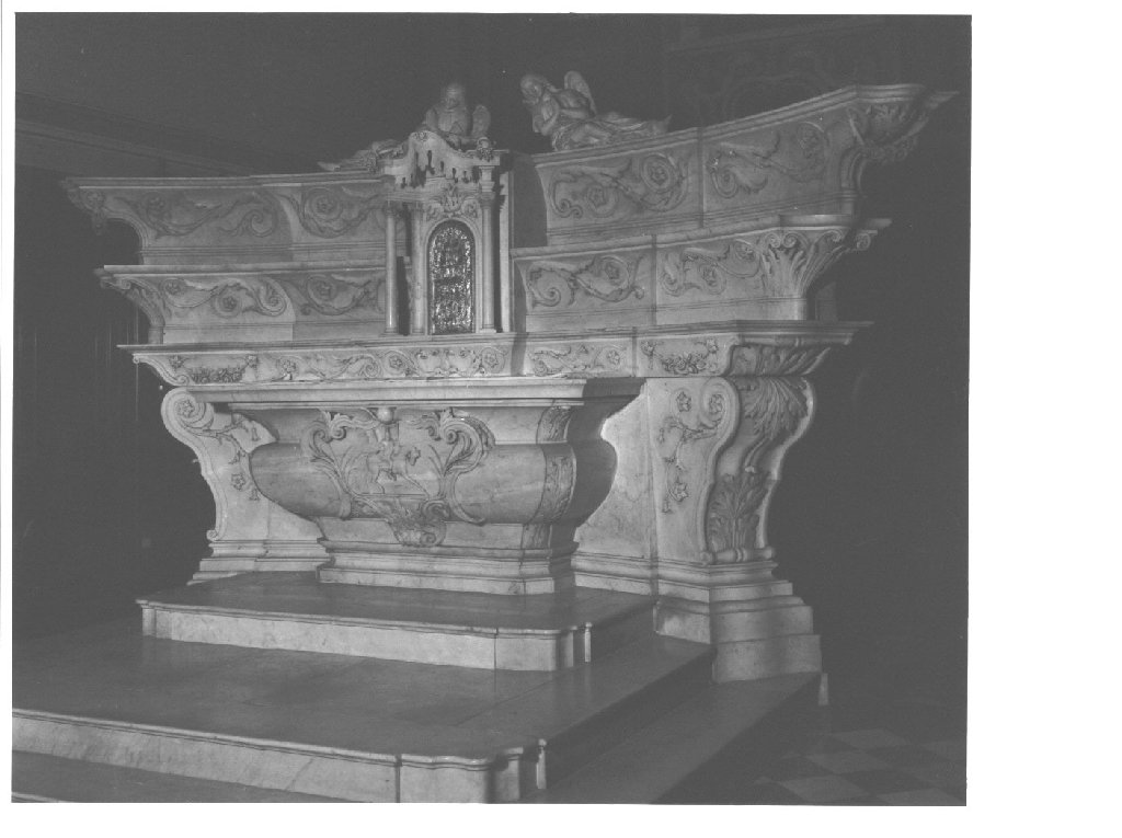 altare maggiore di Castagnoli Giuseppe (sec. XIX)