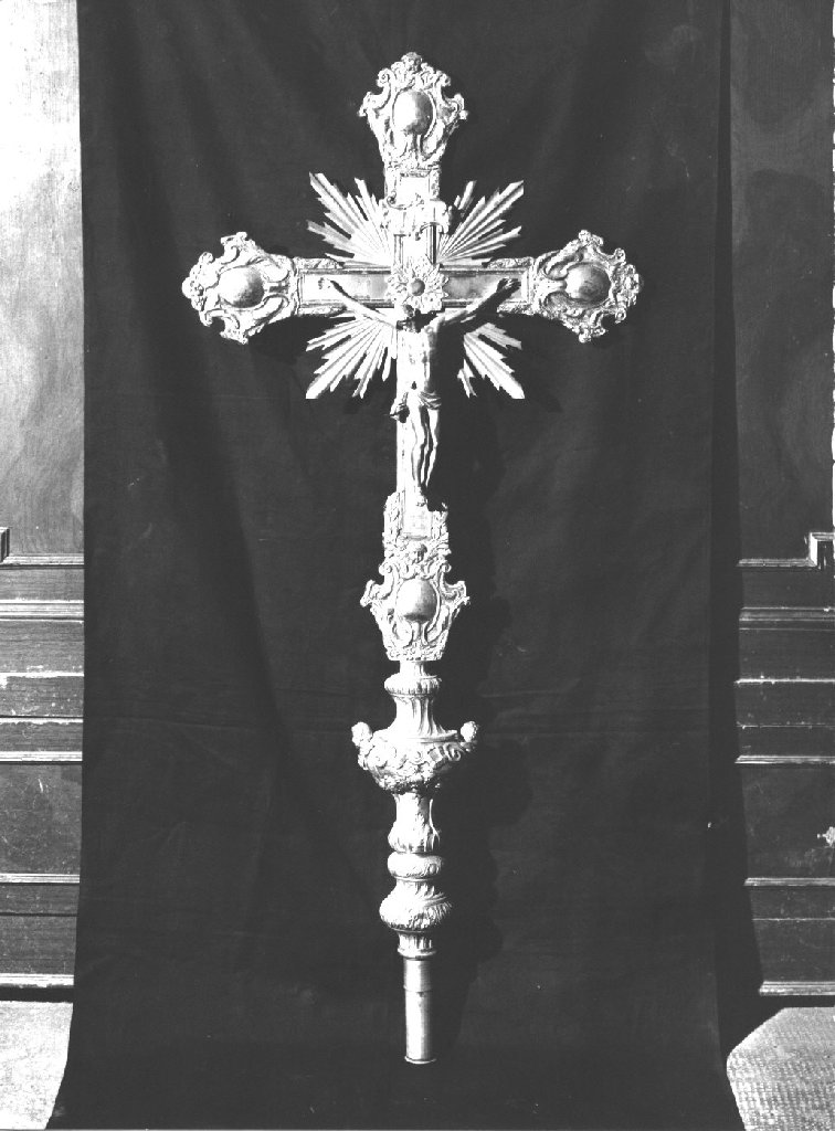 croce processionale - ambito parmense (sec. XVIII)