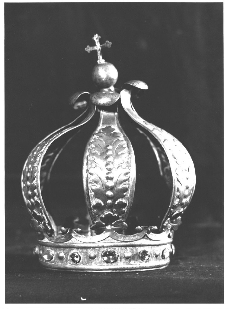 corona da statua - ambito parmense (fine/inizio secc. XIX/ XX)