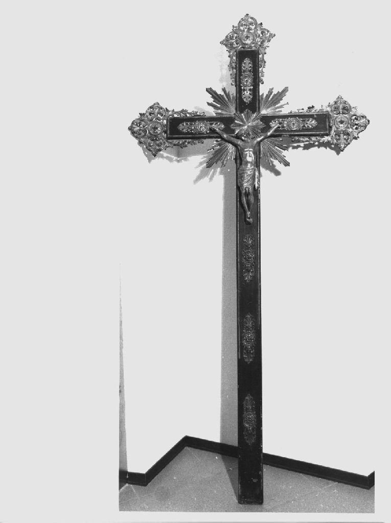 crocifisso - ambito parmense (?) (ultimo quarto sec. XIX)