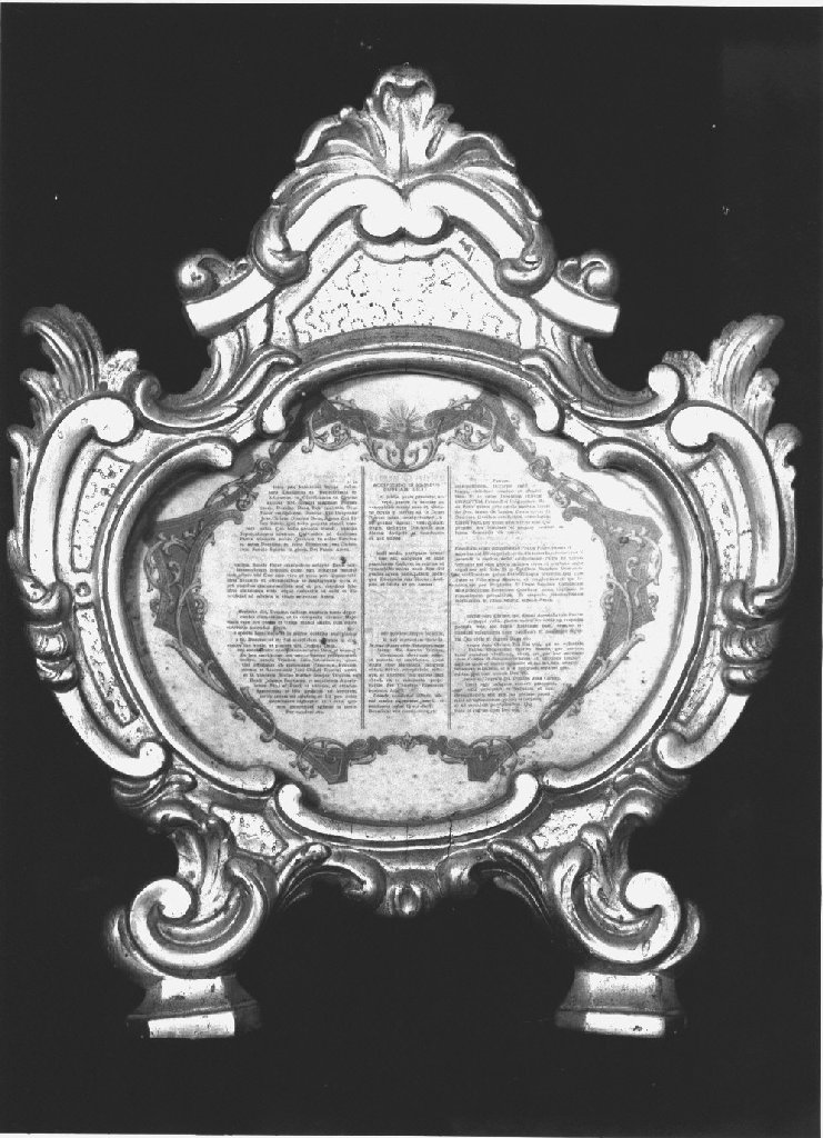 cartagloria - ambito parmense (seconda metà sec. XVIII)