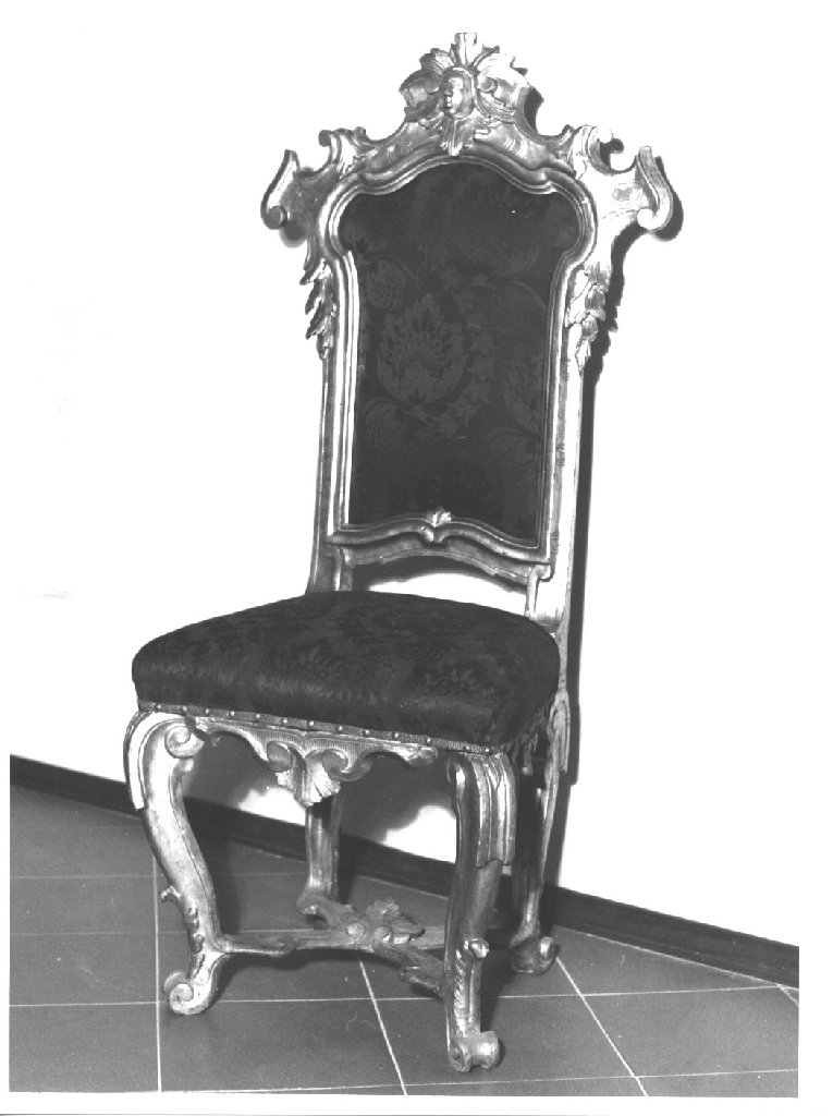 sedia, serie - ambito parmense (prima metà sec. XVIII)