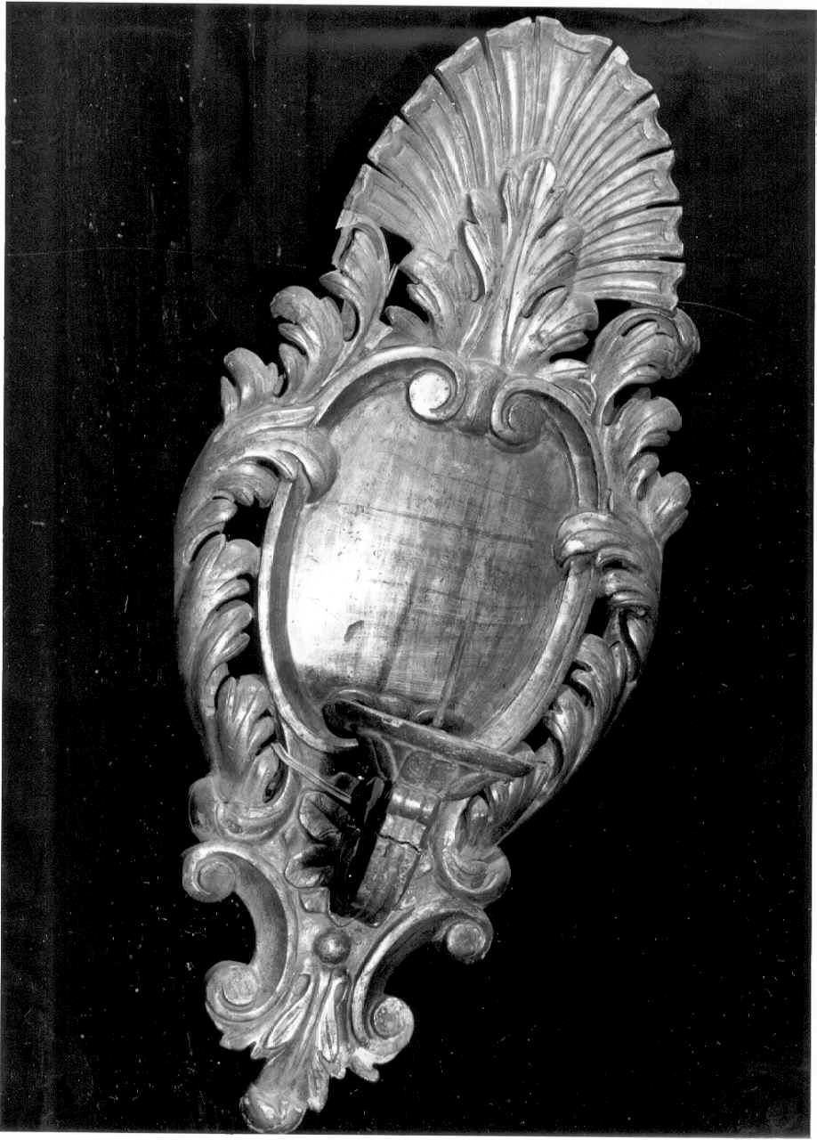 candeliere da parete, serie - manifattura piacentina (?) (ultimo quarto sec. XVIII)