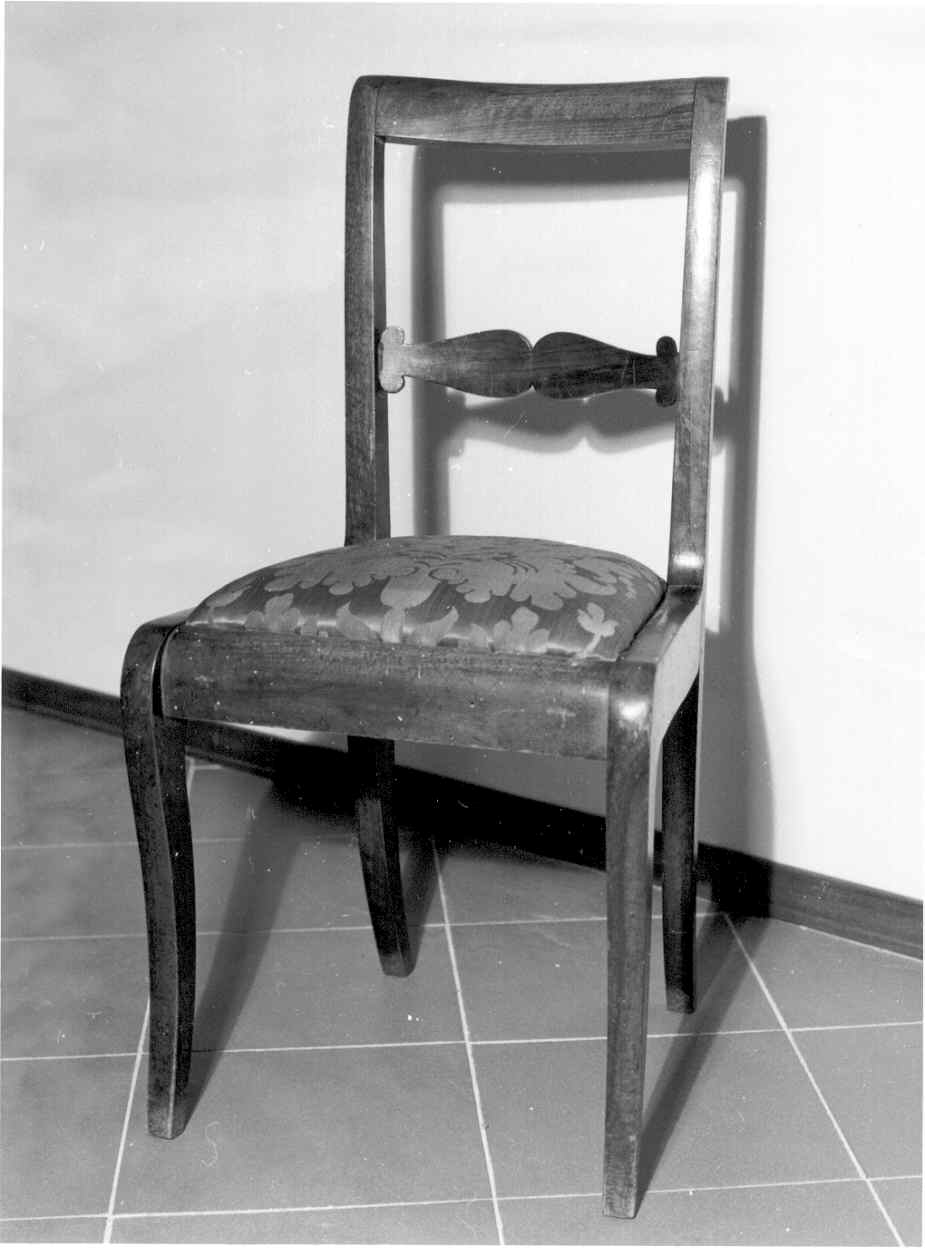 sedia, serie - ambito parmense (prima metà sec. XIX)