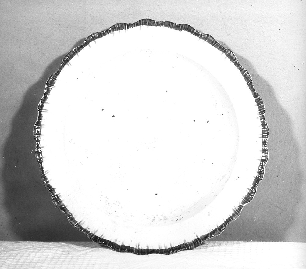 piatto - manifattura bassanese (sec. XVIII)