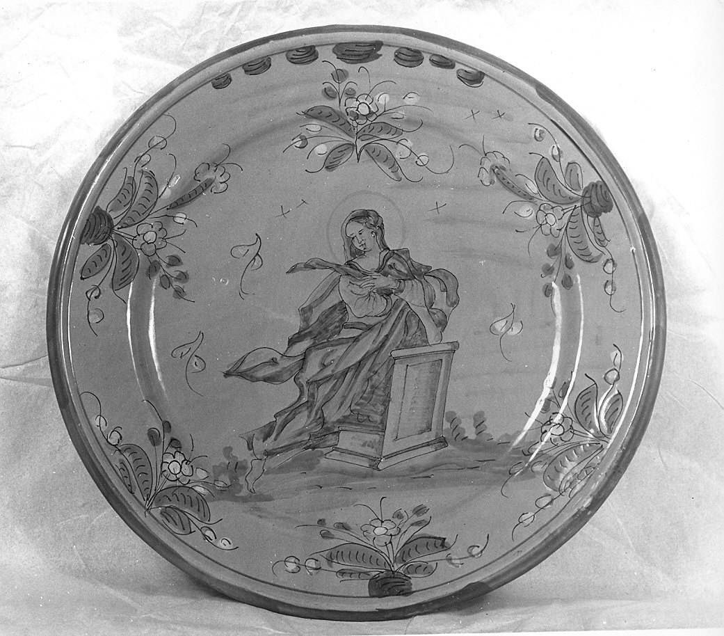 piatto - manifattura di Lodi (sec. XVII, sec. XVIII)