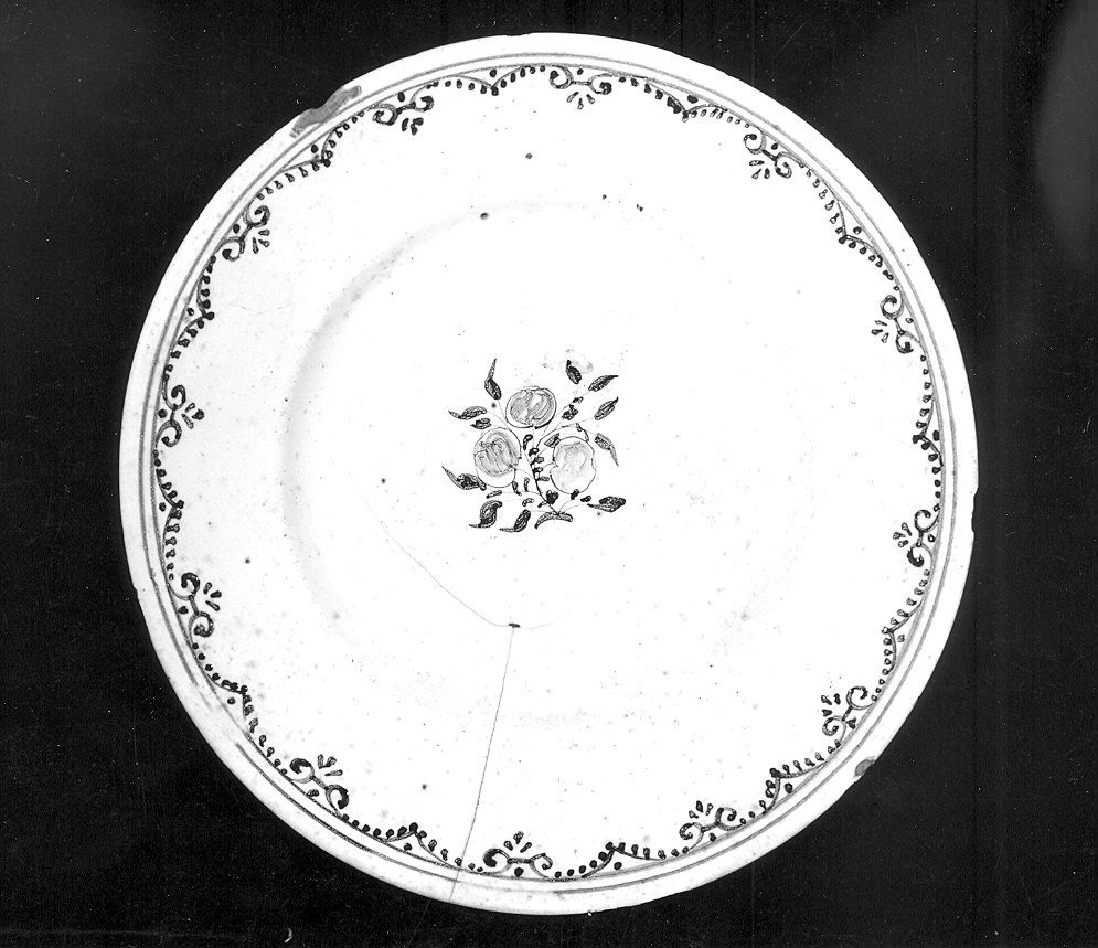 piatto - manifattura di Lodi (sec. XVIII)