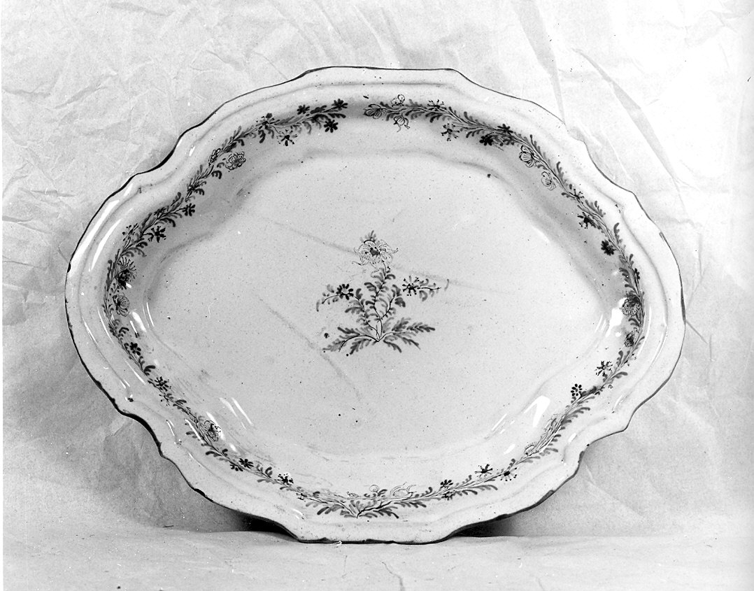 piatto - ambito savonese (sec. XVIII)