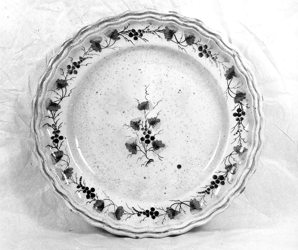 piatto - ambito faentino (sec. XVIII)