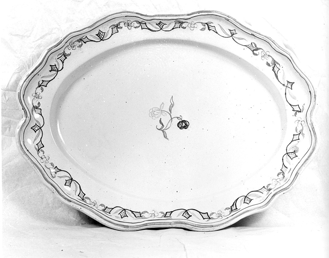 piatto - ambito trevigiano (sec. XVIII)