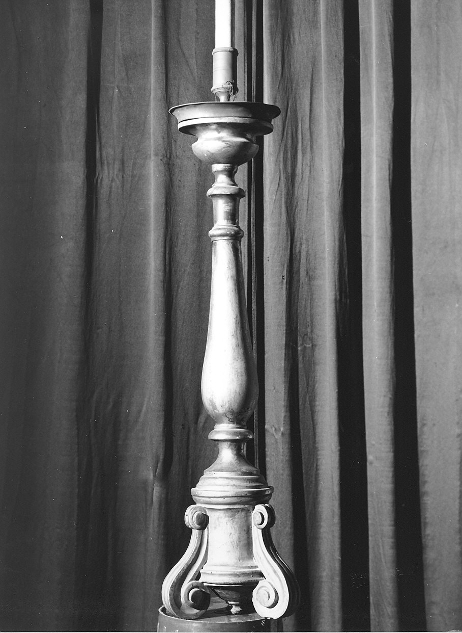 candelabro, serie - ambito piacentino (primo quarto sec. XIX)