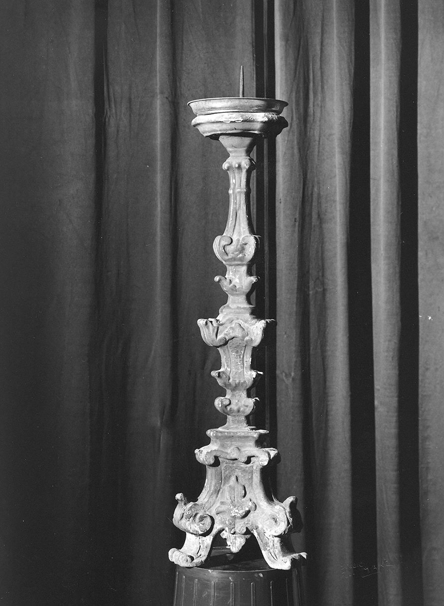candelabro - ambito piacentino (inizio sec. XIX)