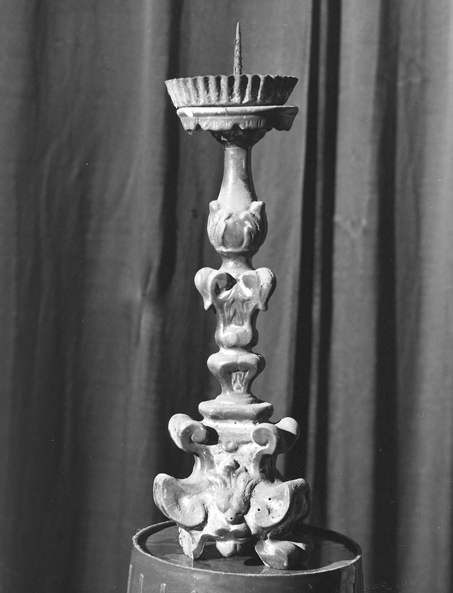 candelabro - ambito piacentino (inizio sec. XIX)
