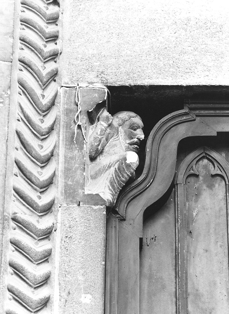 telamone (rilievo) di Niccolò (scuola) (fine/inizio secc. XII/ XIII)