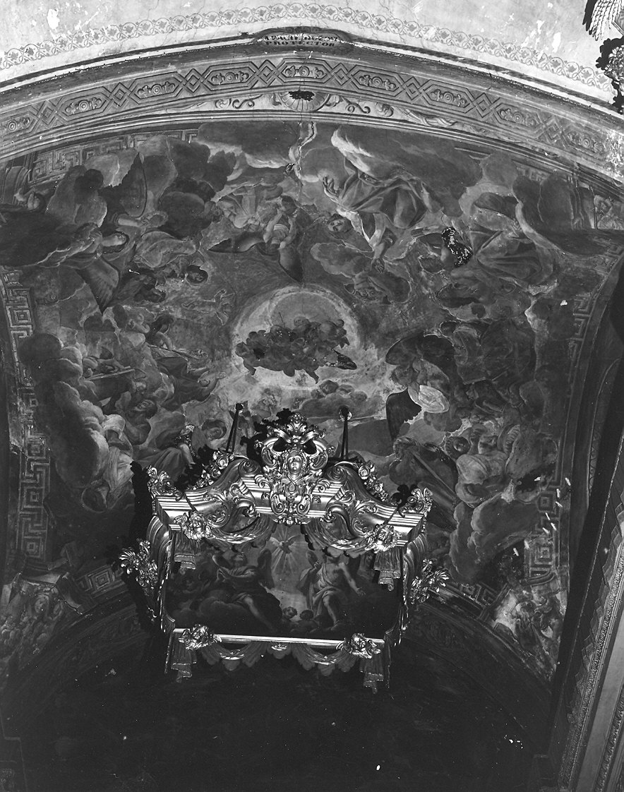 Dio Padre in gloria (dipinto) di Gavasetti Camillo (sec. XVII)