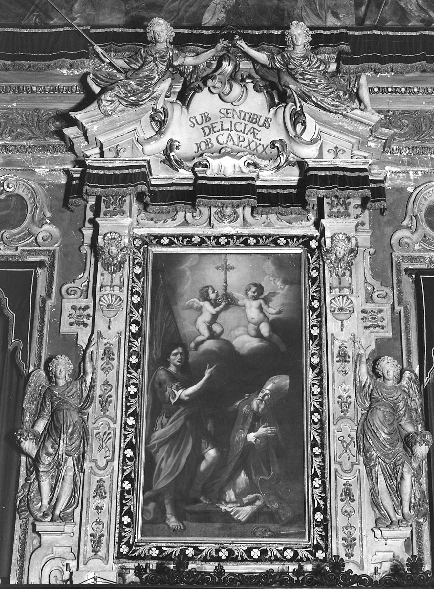 cornice a impostazione architettonica di dipinto - ambito emiliano (fine/inizio secc. XVII/ XVIII)