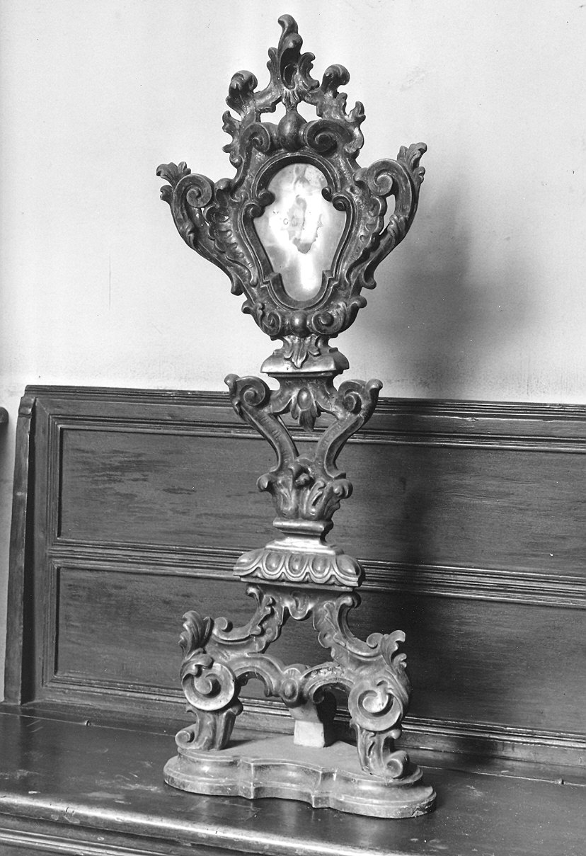 reliquiario, paio - ambito piacentino (prima metà sec. XVIII)