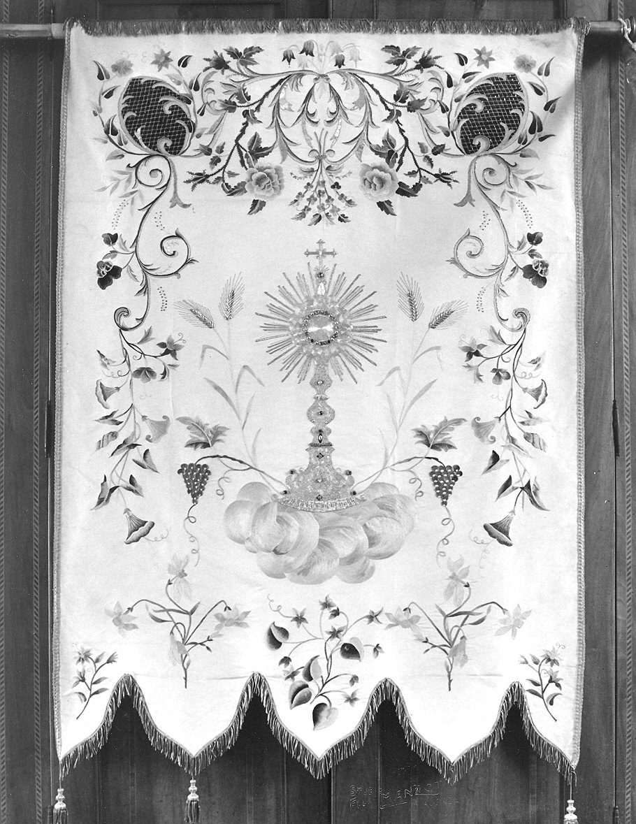 stendardo processionale - manifattura italiana (sec. XX)