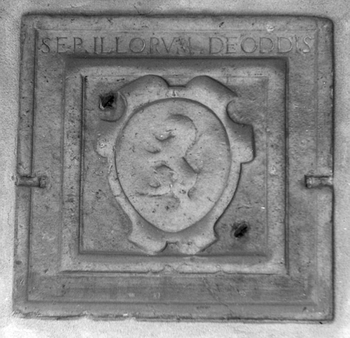 lastra tombale - ambito emiliano (sec. XVII)