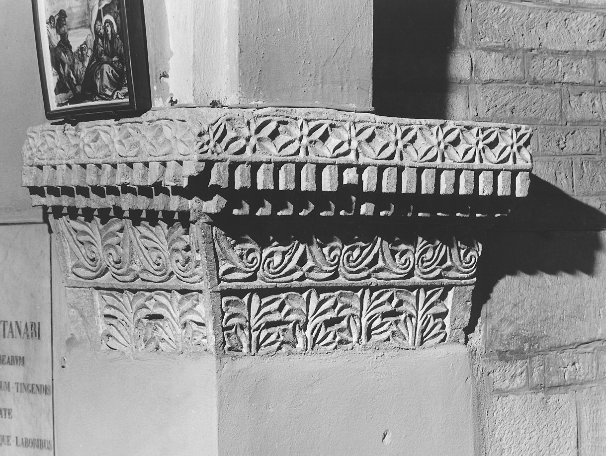 capitello - ambito parmense (sec. XII)