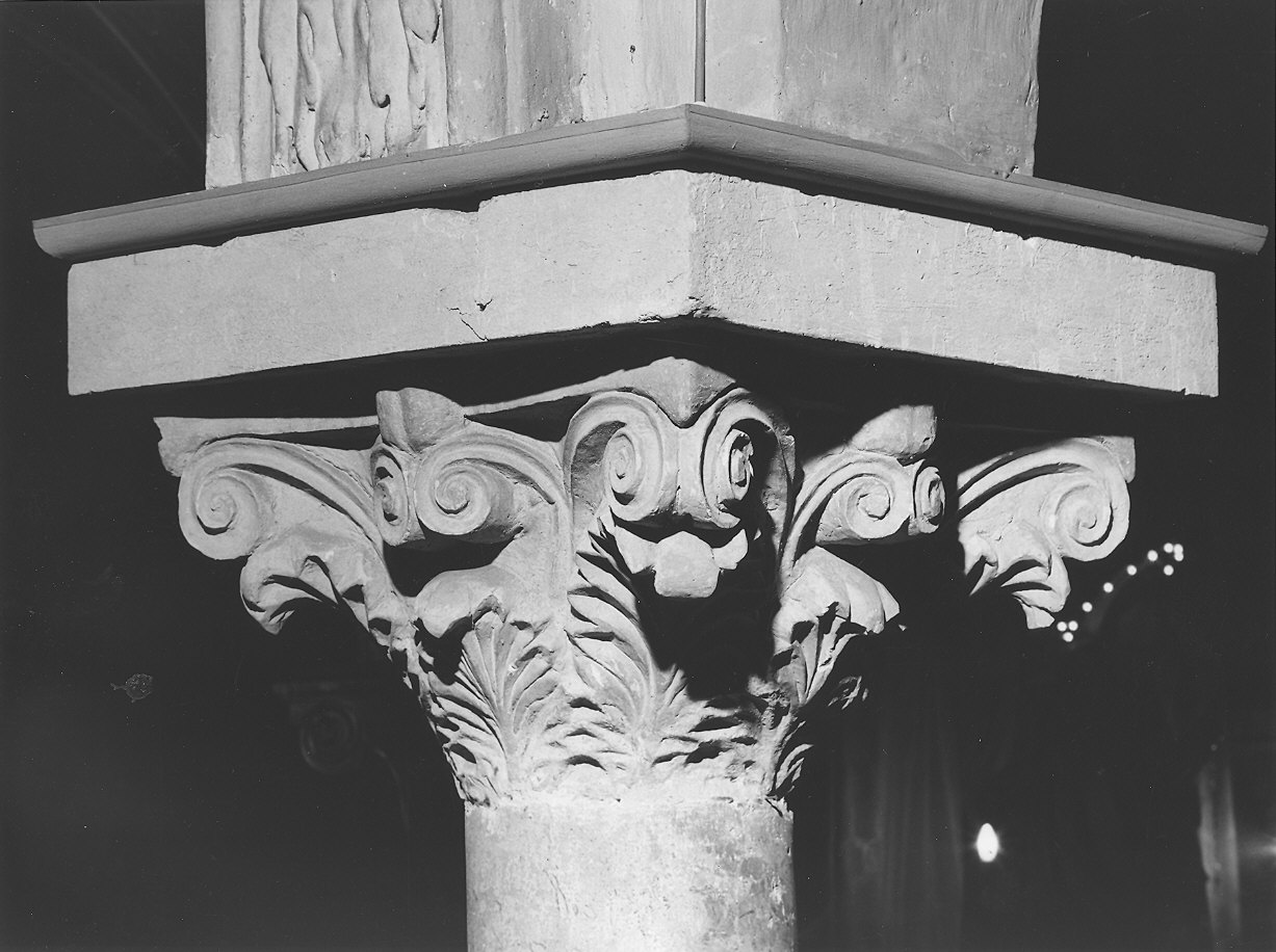 capitello - ambito parmense (prima metà sec. XII)