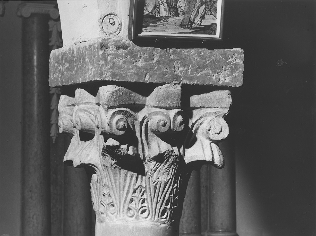 capitello - ambito lombardo (sec. XII)