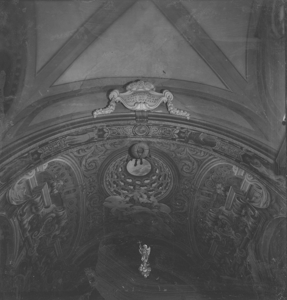 San Giovanni Evangelista (decorazione pittorica, complesso decorativo) di Galeotti Sebastiano, Spaggiari Pellegrino (sec. XVIII)