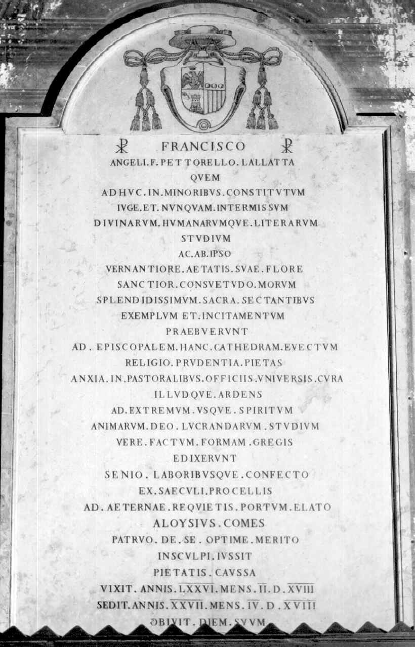 lapide - ambito parmense (ultimo quarto sec. XVIII)