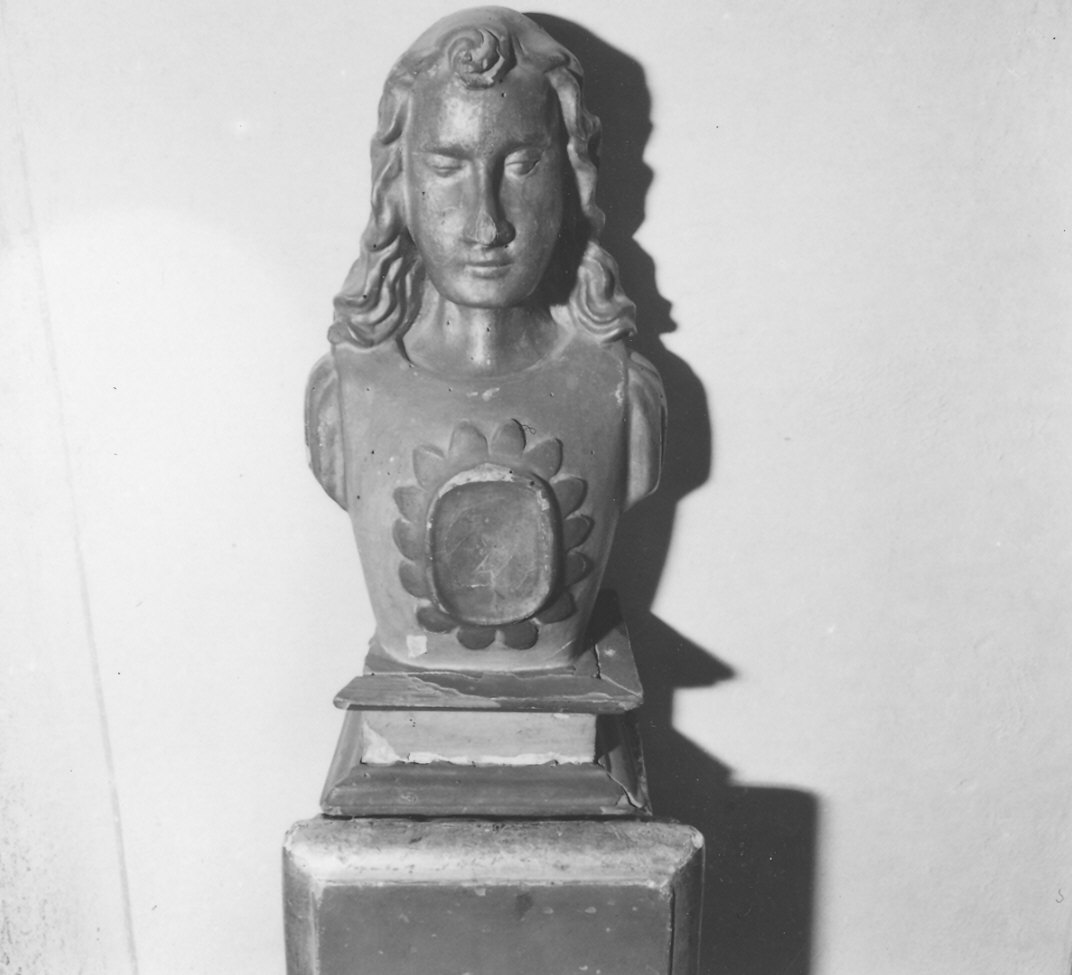 reliquiario antropomorfo, coppia - ambito parmense (inizio sec. XIX)