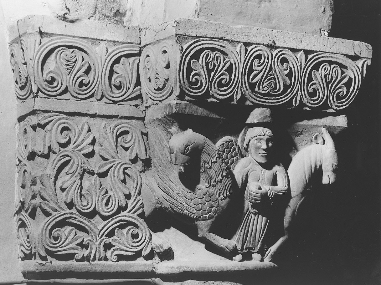 capitello di Maestro dei Mesi (attribuito) (sec. XII)