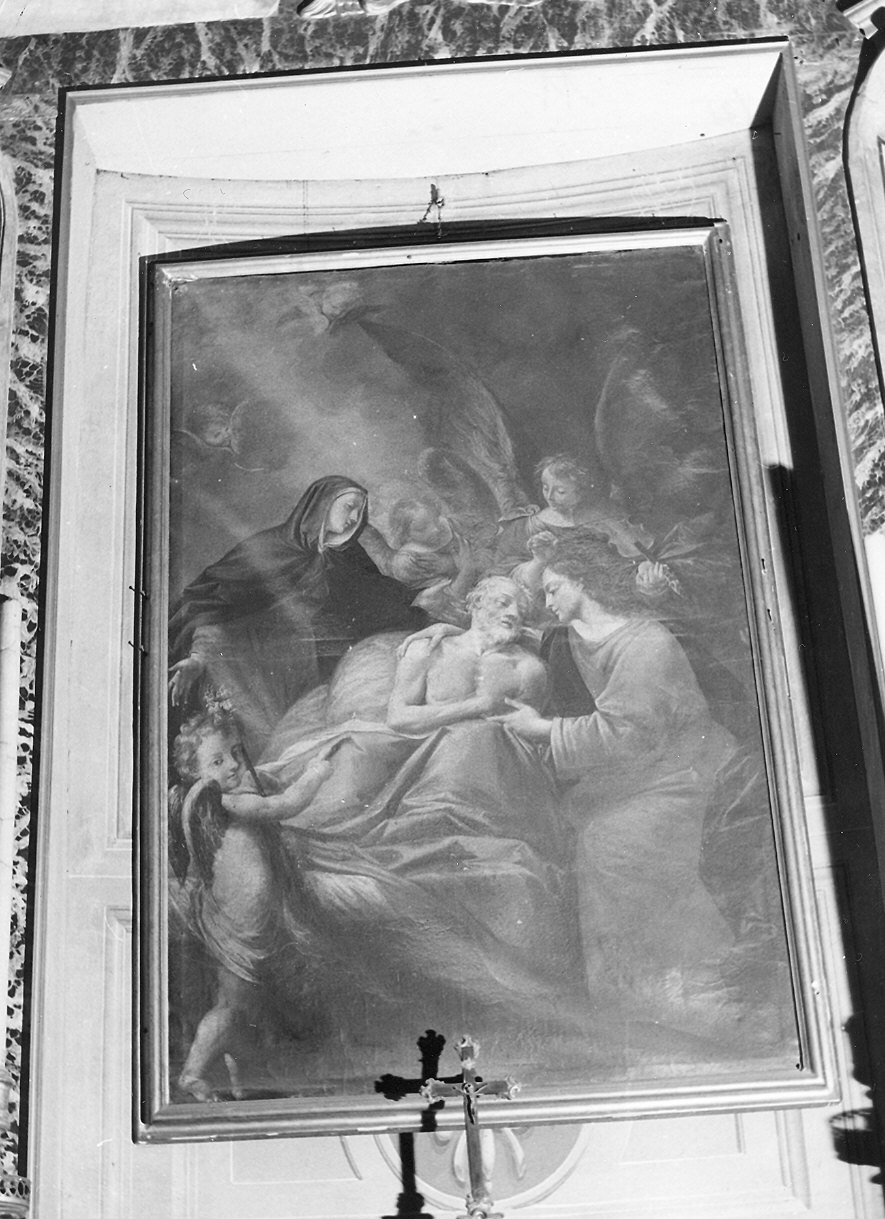 morte di San Giuseppe (dipinto) di Boni Giacomo Antonio (primo quarto sec. XVIII)