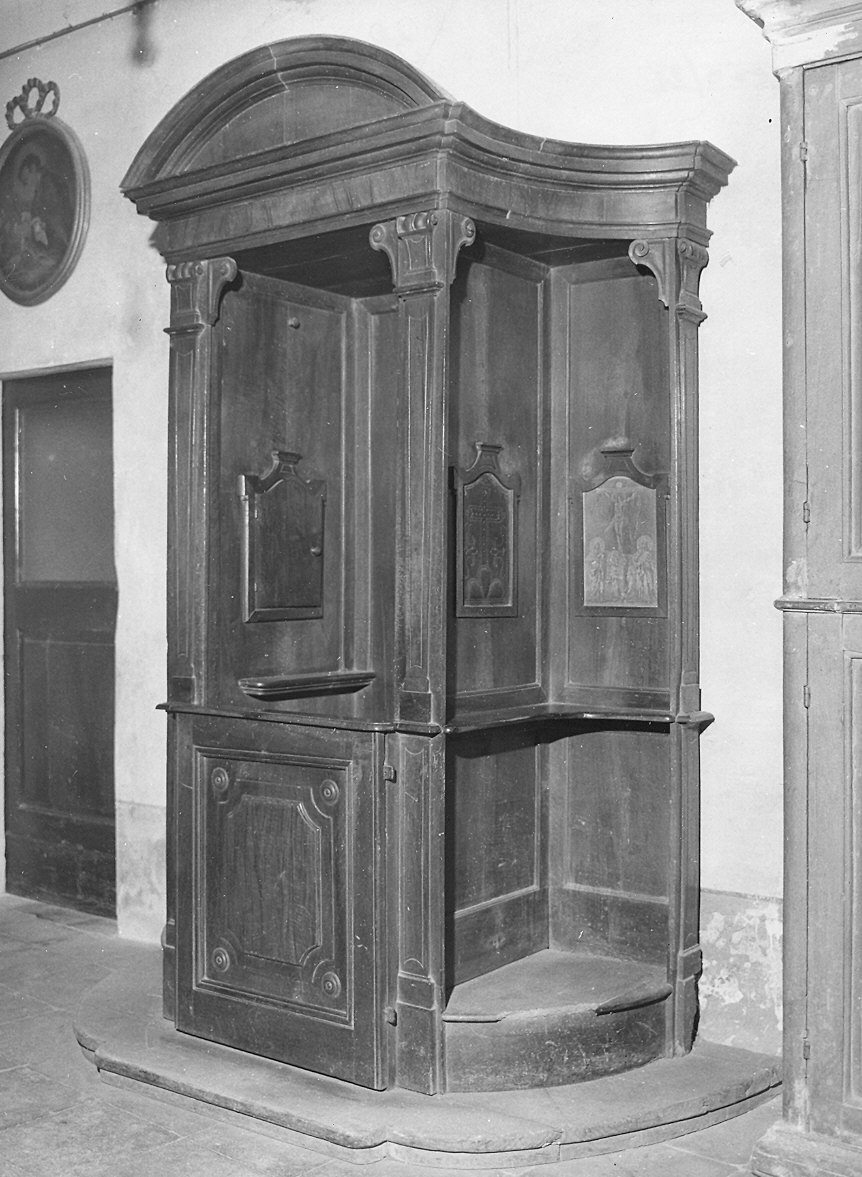 confessionale - ambito parmense (inizio sec. XVII)