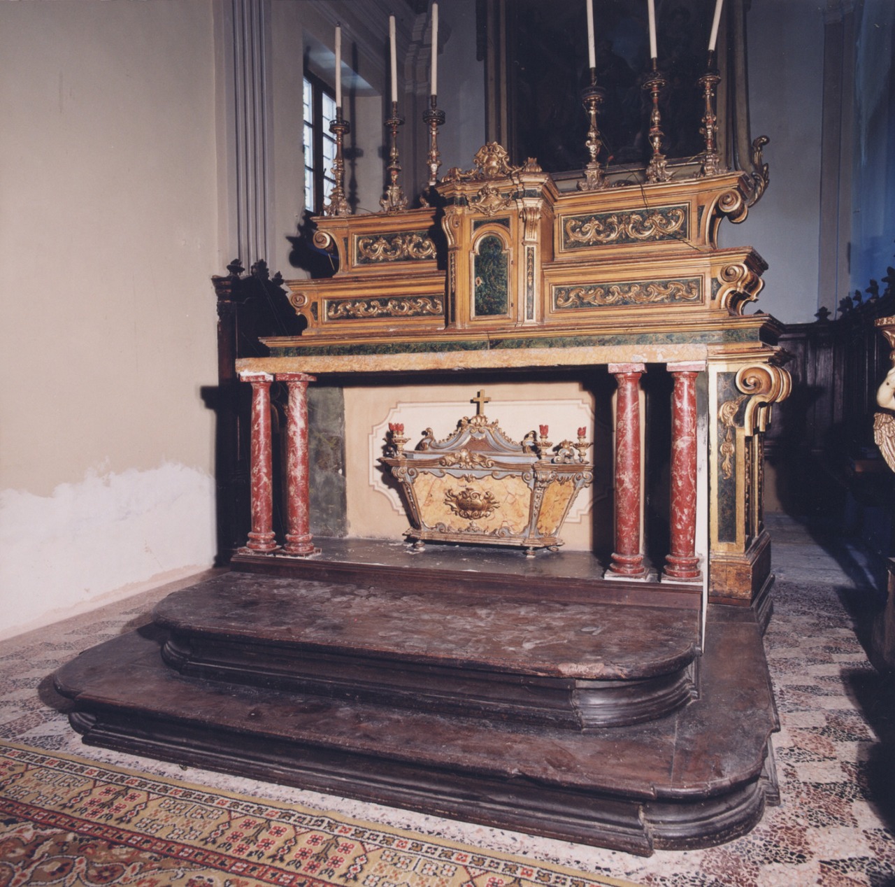 altare maggiore - bottega parmense (inizio sec. XVIII)