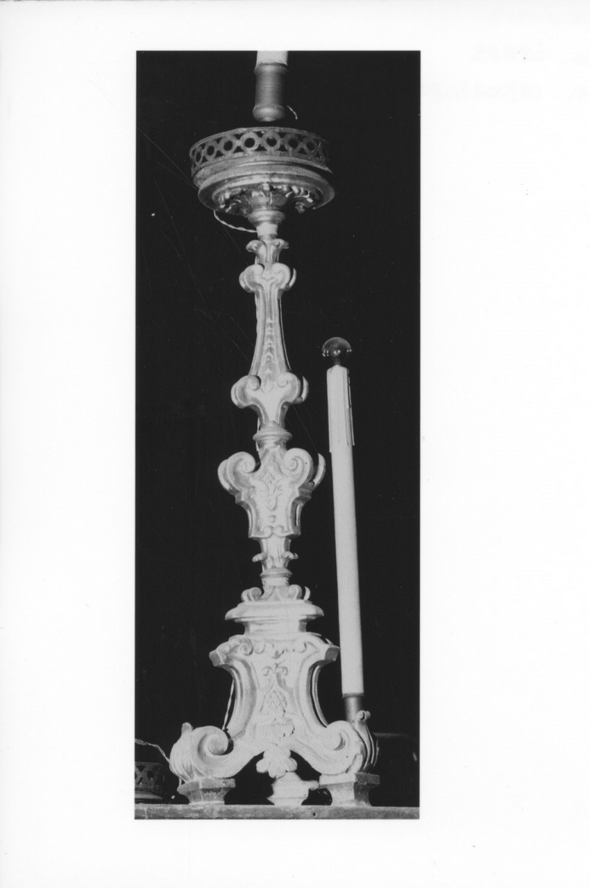 candeliere, serie - bottega parmense (seconda metà sec. XVIII)