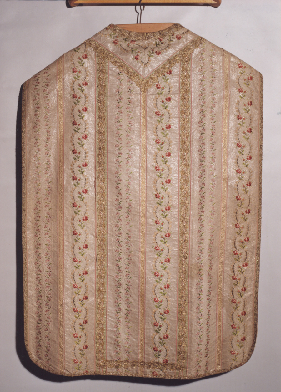 paramento liturgico, insieme - manifattura lionese (seconda metà sec. XVIII)