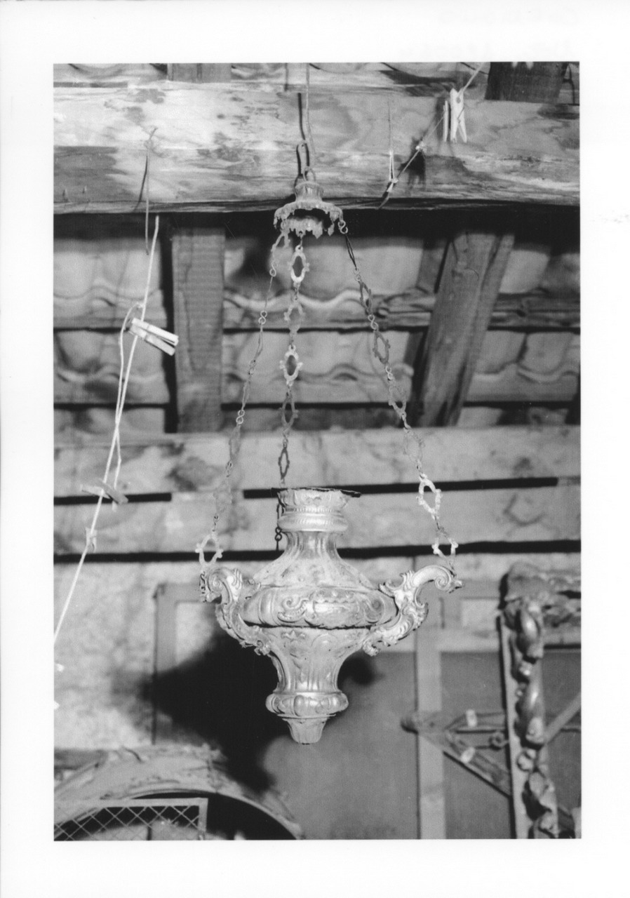 lampada pensile - bottega parmense (seconda metà sec. XVIII)