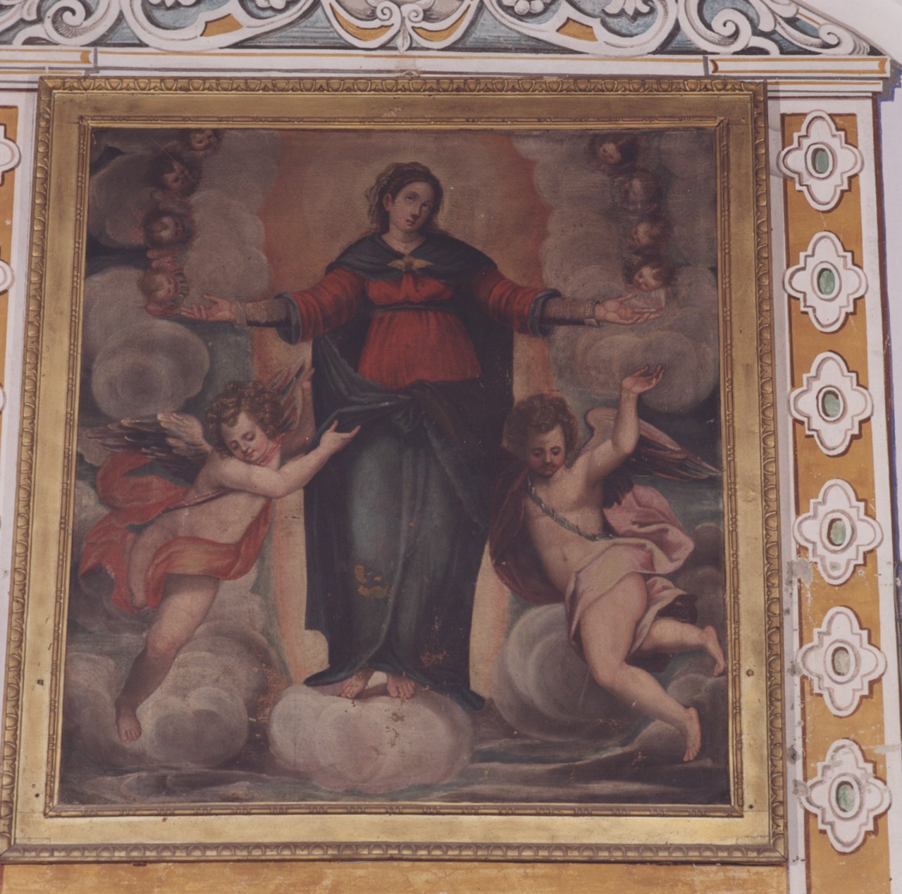 Assunzione della Vergine, Madonna Assunta (dipinto) - ambito emiliano (primo quarto sec. XVII)